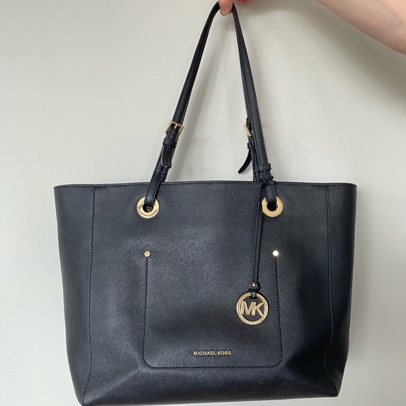 Michael Kors Walsh Saffiano leather top zip tote bag - Picture 1 of 7